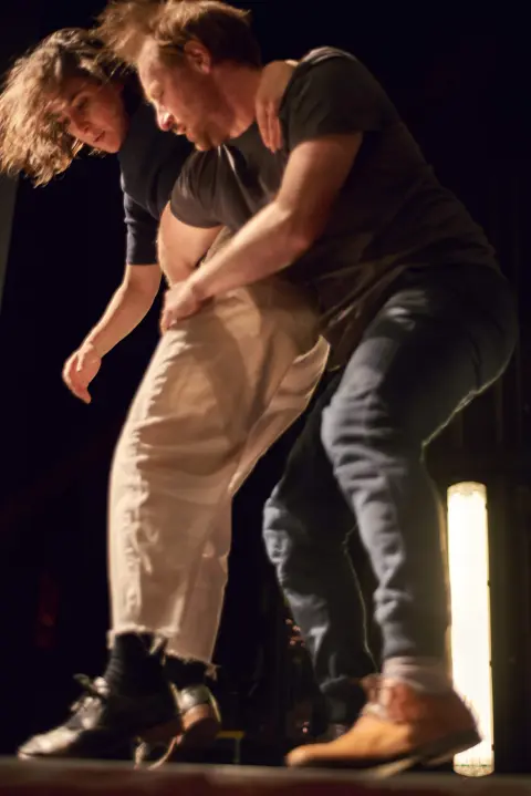 'An Anvil, a Coil, a Patterned Ocean' - with Johanna Bundon and Jayden Pfeifer; at Triffo Theatre, Edmonton, presented by Brian Webb Dance - 2025