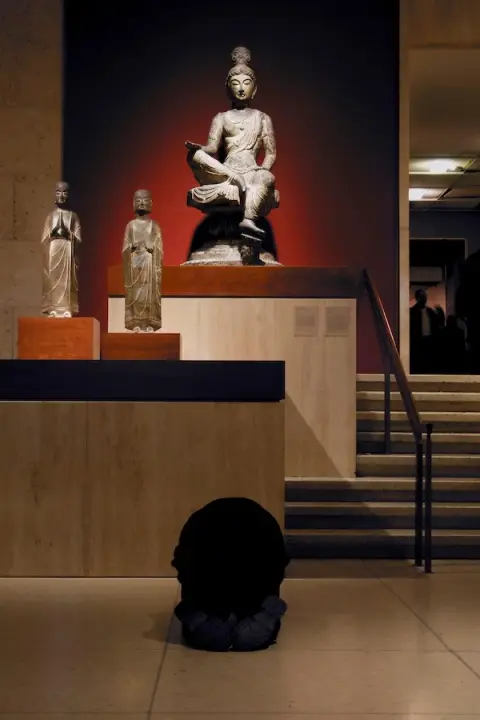 'Bowing to Every Buddha [Art Institute of Chicago - 1930.85]', C-print, 45x28 inches, 2008