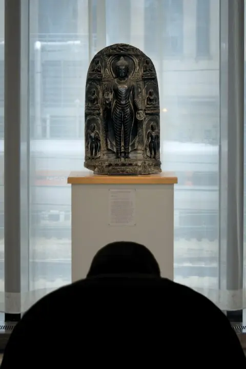 'Bowing to Every Buddha [Art Institute of Chicago - 1965.80]', C-print, 45x28 inches, 2008