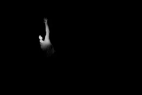 Untitled [flashes] — archival inkjet on bamboo fibre - 12x18", 2007 (4 of 7)