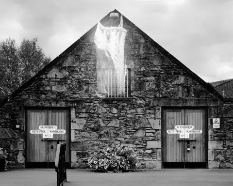 "Glenfiddich Warehouse No. 1 (Haunted by Spirits)", silver gelatine on fibre rag - dimensions variable, 2017