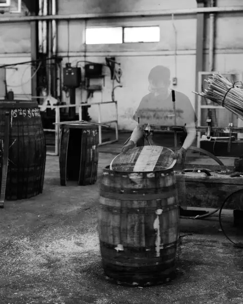 "Glenfiddich Cooperage #2 (Haunted by Spirits)", silver gelatine on fibre rag - dimensions variable, 2017