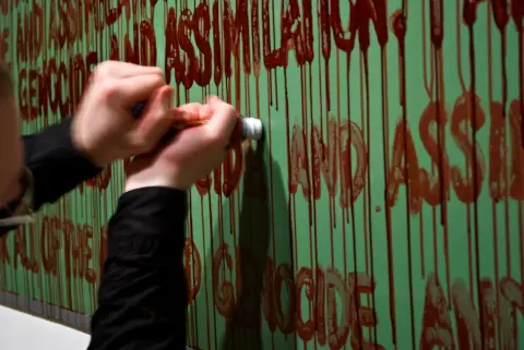 'Lines' - performed at A Space Gallery, Toronto, May 2009