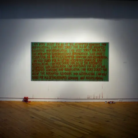 'Lines' - performed at A Space Gallery, Toronto, May 2009 (post-performance)