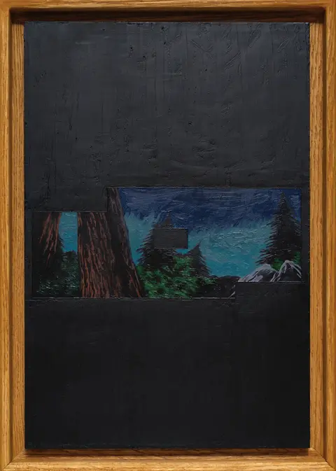 "Along the shoreline of a bay that's bigger than many states" No.2 - oil on panel, 8.5x12", 2026