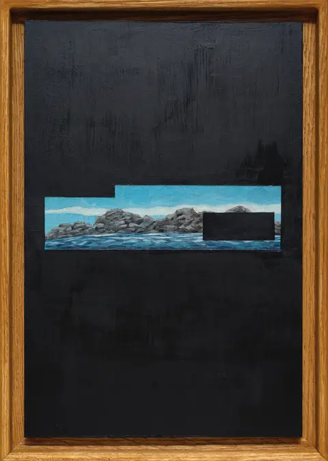 "Atlantic ocean, Labrador" No.2 - oil on panel, 8.5x12", 2026