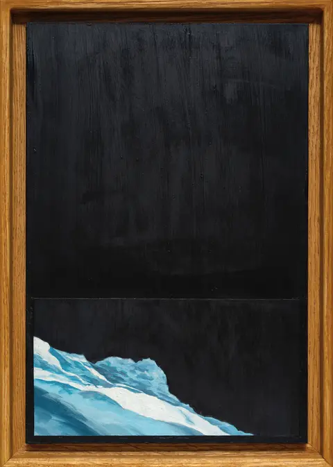 "Just South of Magnetic North" No.2 - oil on panel, 8.5x12", 2026