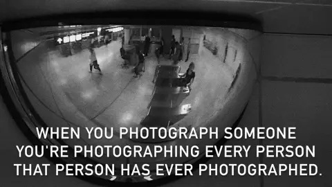 'Untitled ('When you photograph...')' - video still, Toronto Urban Film Festival version